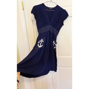 Trashy Diva blue anchors dress